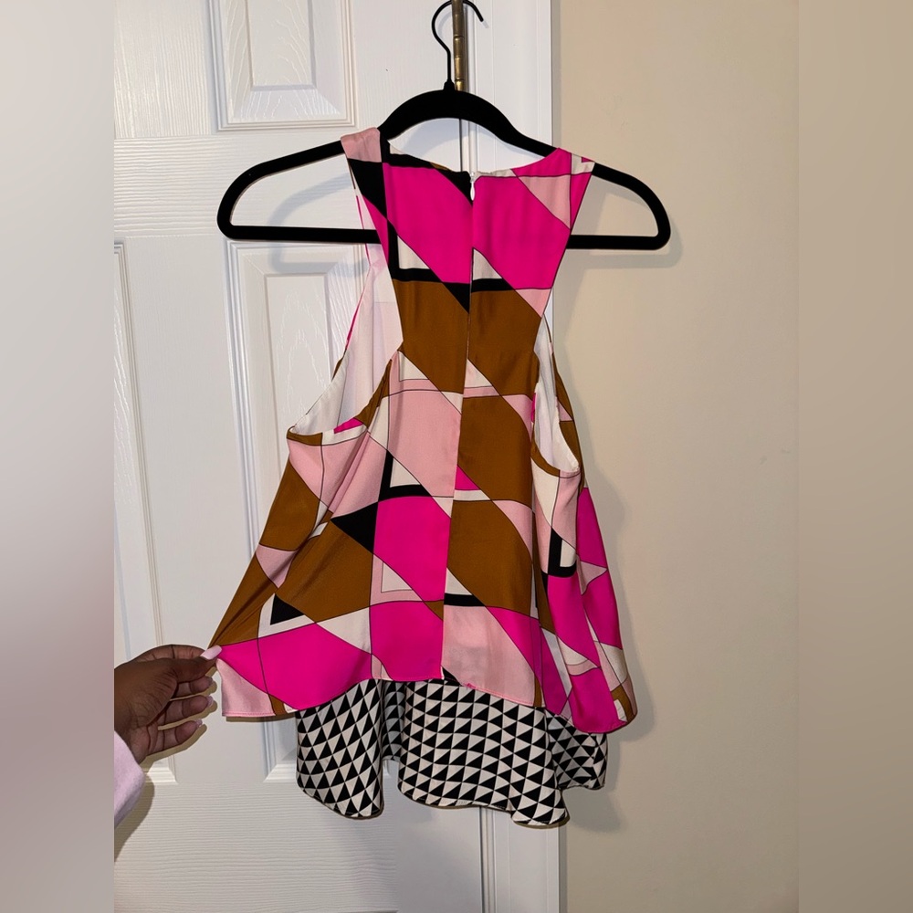 Alice & Trixie Pink and Brown Dress - Picture 3 of 4